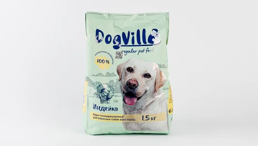Корм сухой для взрослых собак всех пород Индейка DogVill 1,5 кг