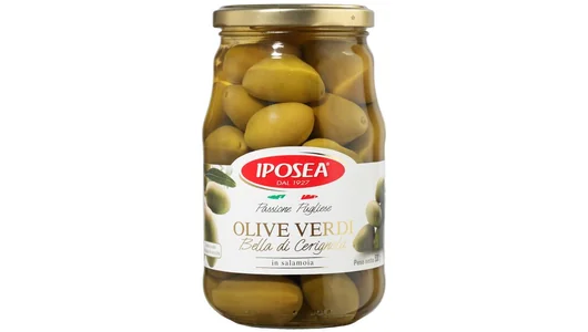 Оливки Iposea Bella di Cerignola с косточкой 530 г