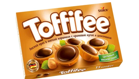 Конфеты в коробке Toffifee карамель орех и шоколад 125 г