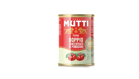 Томатная паста Mutti с массовой долей сухих веществ 28% ж/б 140 г