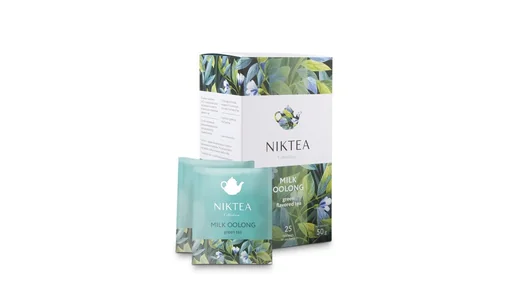 Чай зеленый Niktea Молочный Улун с ароматом молока пакетированный 25х2 г