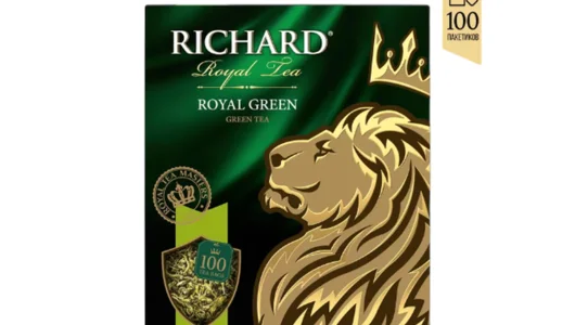 Чай зеленый Richard Royal Green пакетированный 100х2 г