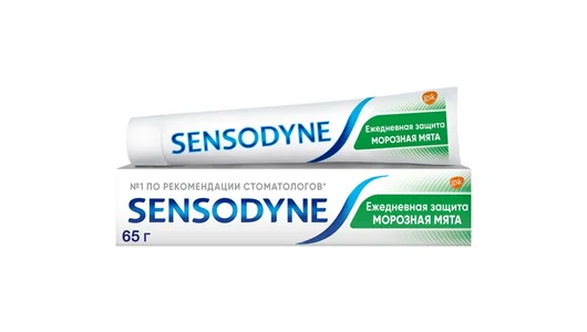 Зубная паста Sensodyne Морозная мята ежедневная защита для чувствительных зубов 65 г