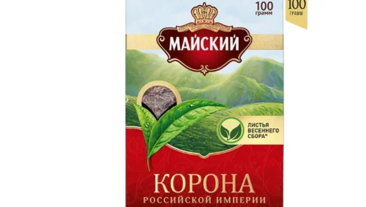 Чай черный Майский Корона Российской Империи крупнолистовой 100 г