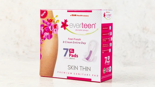 Прокладки женские гигиенические Everteen Skin Thin, 7 шт