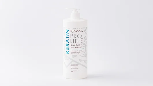 Шампунь для волос с кератином, 1000 мл KRASSA Pro Line Keratin