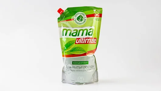 Концентрат для мытья посуды и детских принадлежностей с ароматом зеленого чая Mama Ultimate, 1 л