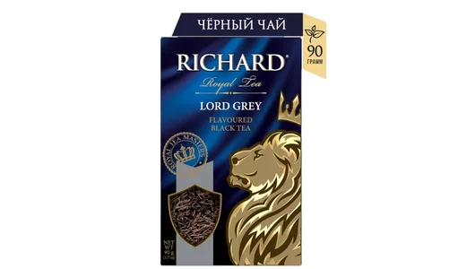 Чай черный Richard Lord Grey с ароматом бергамота и лимона среднелистовой 90 г