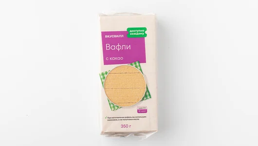 Вафли с какао, 350 г