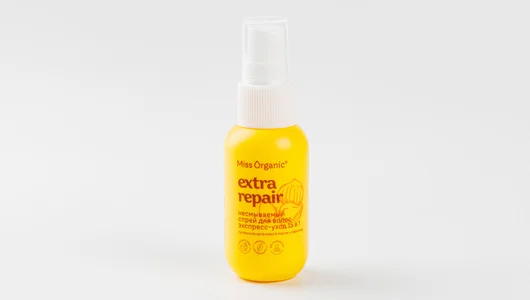 Спрей для волос несмываемый EXTRA REPAIR Miss Organic, тревел-формат, 40 мл