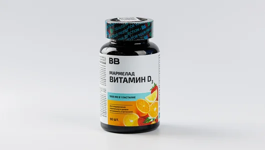 Витамин D3 1000 МЕ мармелад, 90 шт