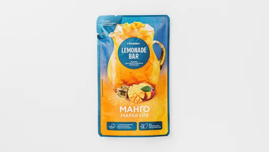 Основа для приготовления лимонада Манго-маракуйя ТМ Гурмикс, 150 г