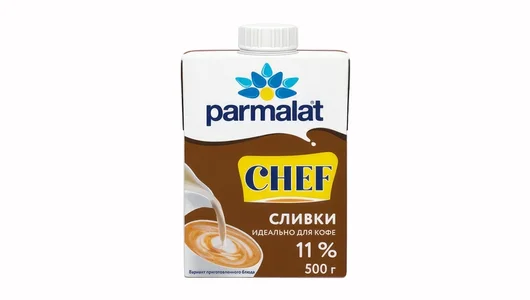 Сливки Parmalat ультрапастеризованные 11% 500 г