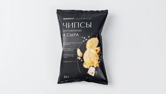 Чипсы картофельные Четыре сыра