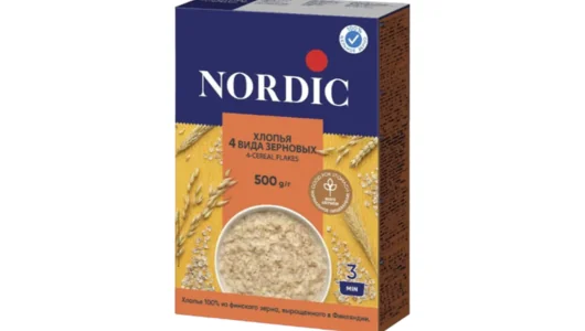 Хлопья Nordic 4 вида зерновых 500 г