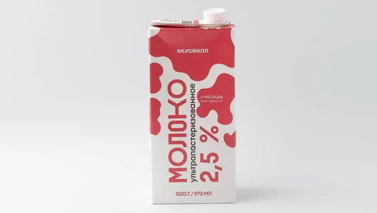Молоко ультрапастеризованное 2,5%