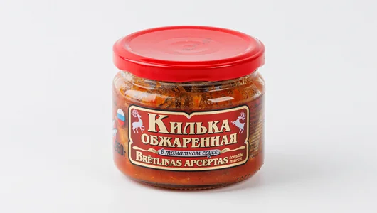 Килька балтийская обжаренная в томат. соусе ст/б, 260 г
