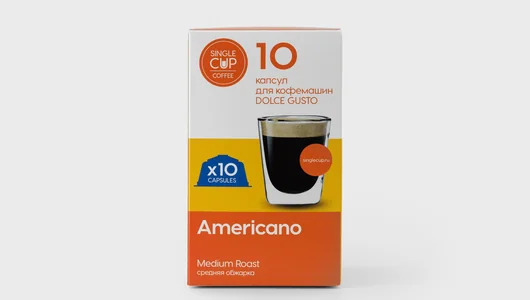 Кофе Americano в капсулах Dolce Gusto