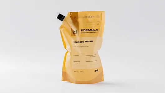 Мыло жидкое с D-пантенолом в дой-паке Formula, 500 мл