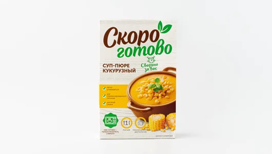 Суп-пюре кукурузный, 250 г.