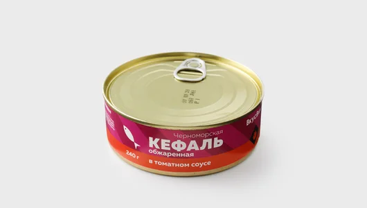 Кефаль черноморская обжаренная в томат. соусе, 240 г